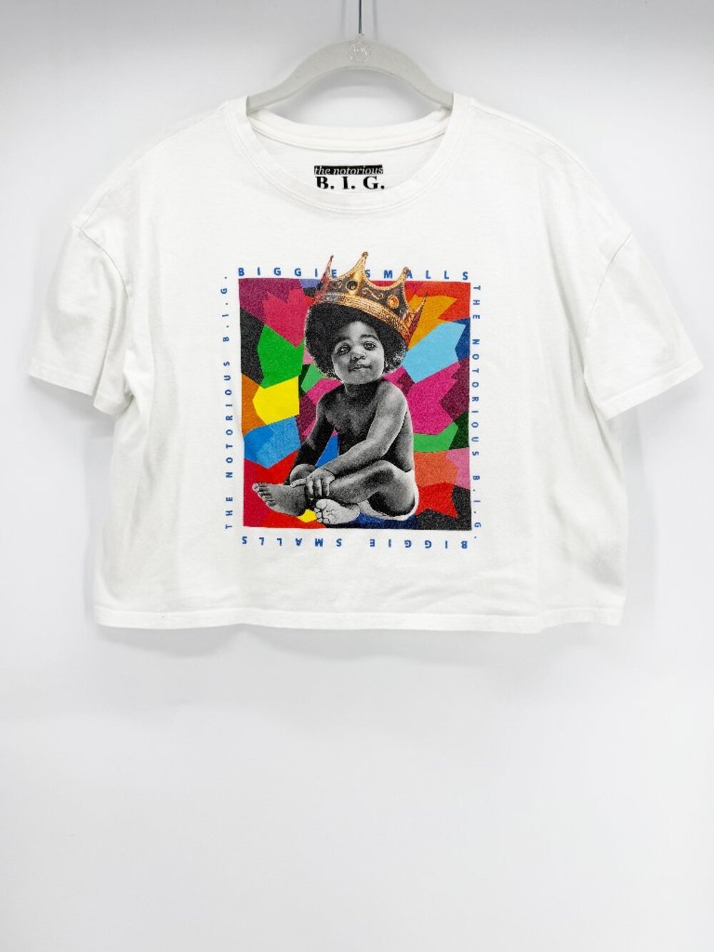 Notorious B. I. G. Biggie Smalls - Crop T-Shirt Tee Women's Size Medium
